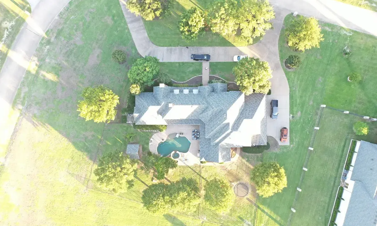 New shingle roof installation on a home in O'Hara